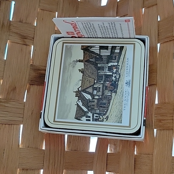 VTG. PIMPERNEL COASTERS ENGLISH INNS, SIX(6) DE LUXE COASTERS - Picture 8 of 8